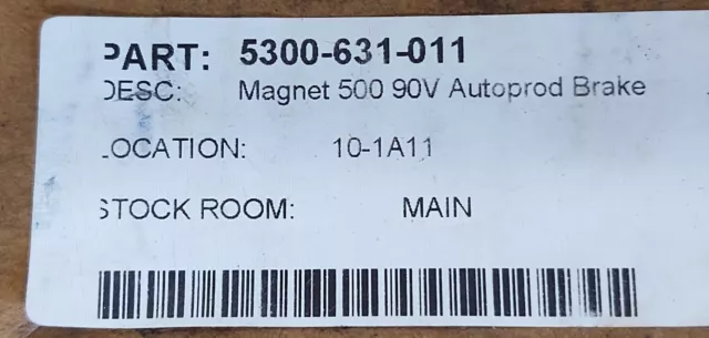 Warner Electric Brake $ Clutch 5300-631-011 Magnetic Autoprod Brake 2