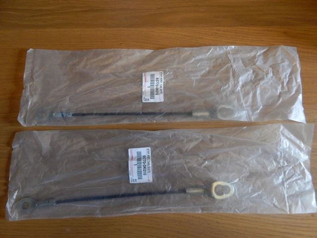 Genuine Toyota Tailgate Stay Strap & Holder Cable For Hilux 2005-2017 - Pack Of 2