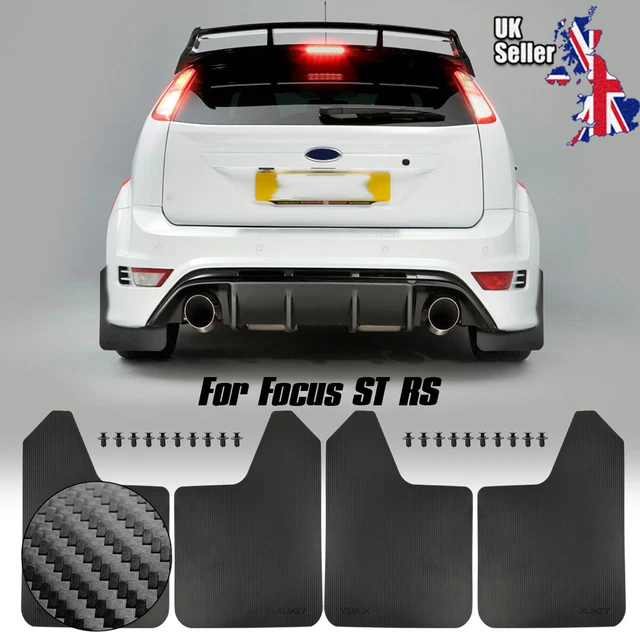 thumbnail image 2 of KEEPDSGN 4x Black Rally Mud Flaps For Ford Focus ST SE RS (Front & Rear) 2 of 6