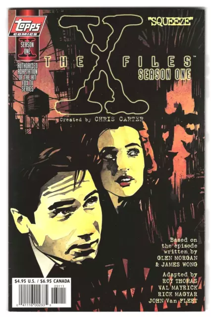 Topps Comics X-FILES SEASON ONE SQUEEZE first printing