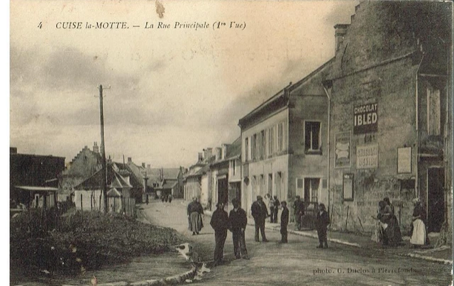 60 Cpa Cuise La Motte La Rue Principale