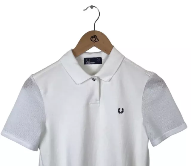 Fred Perry Polo Shirt Womens Size 10