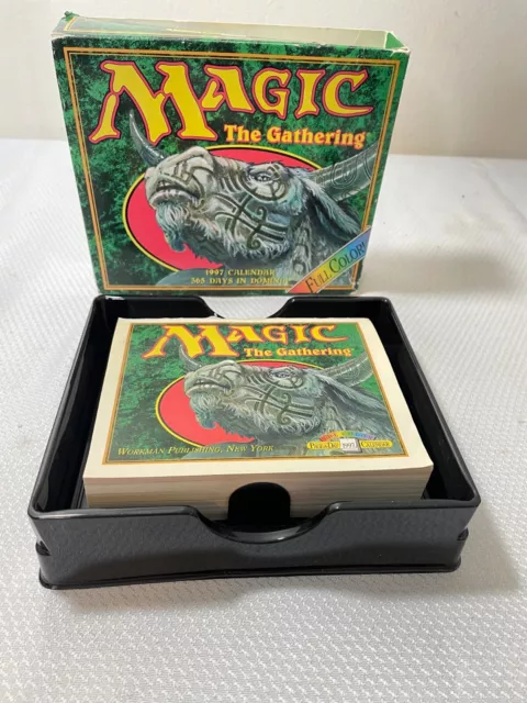 1996 Vintage MTG Storage Box Complete Set - MTG Magic the Gathering WotC 5  Color