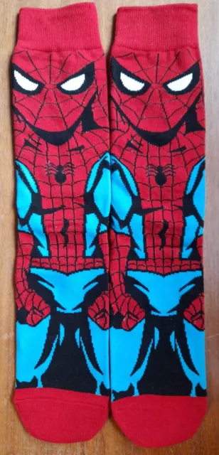 Novità Personaggio Calze Spiderman Supereroe Marvel Comics Regalo Colorato