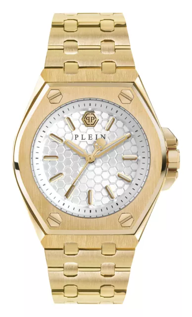 Philipp Plein Gold Womens Analogue Watch Plein Extreme Lady PWJAA0722