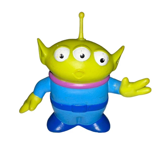 DISNEY PIXAR TOY Story Alien Vinyl Figure Thinkway Green Pizza £