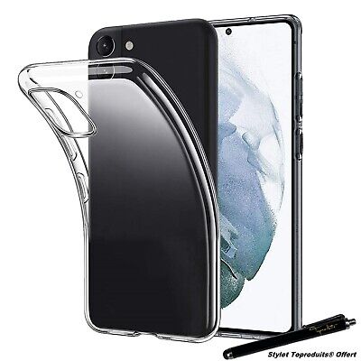 Coque silicone gel transparente ultra mince pour Samsung Galaxy S21 Plus