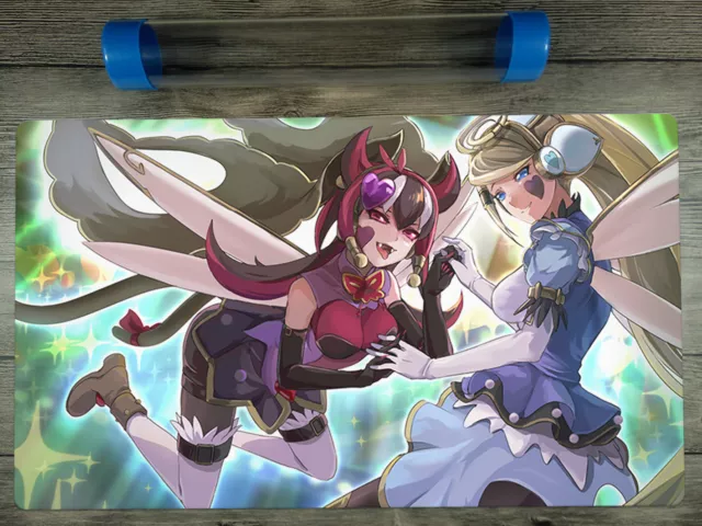 Yu-Gi-Oh! Ccg tcg playmat trickstar holly anjo anime negociação