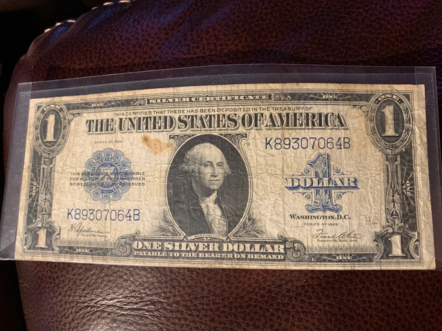 1923 $1 United States Silver Certificate Large Note