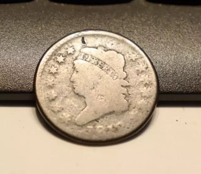 1812 US Large Cent AG (Weak Date, Cut)