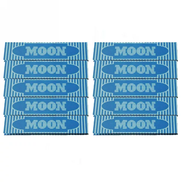 10 Booklets Moon Rice Rolling Papers 108mm King Size Slim Cigarette Tobacco