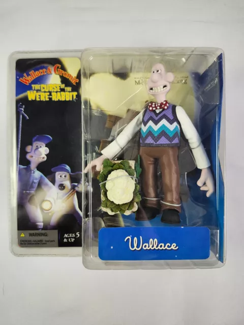 NEW 2005 Wallace & Gromit Curse of Were-Rabbit McFarlane Toys Action Figure NIP