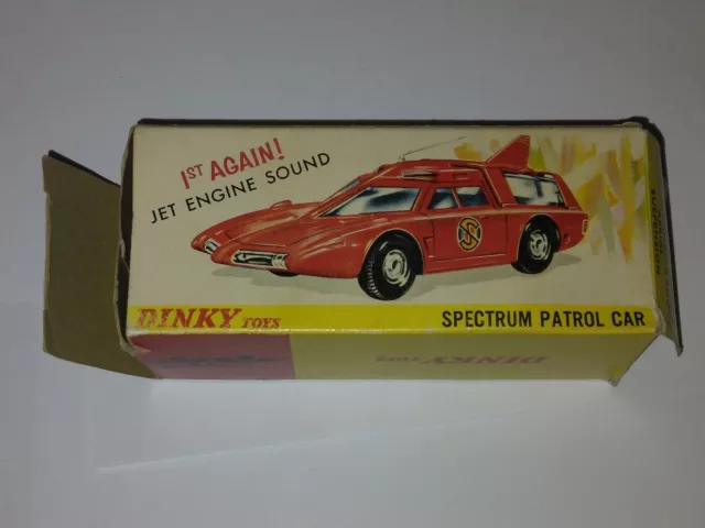 ORIGINAL BOX FOR THE DINKY No 103 SPECTRUM PATROL CAR FROM CAPTAIN SCARLET