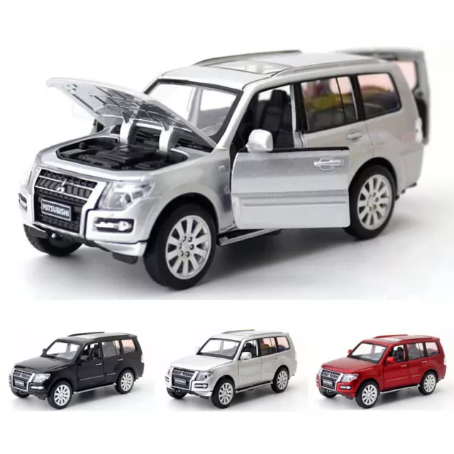 1/33 Mitsubishi Pajero Model Car Toy Cars Diecast Vehicle Toys for Kids Boys