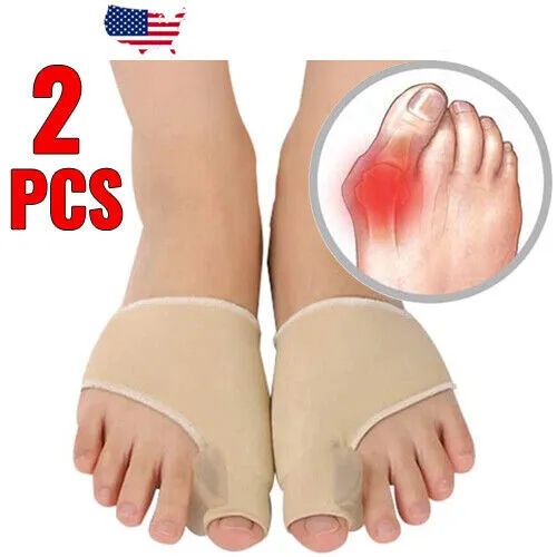 2 Stück Big Toe Bunion Corrector Richtschiene Hallux Valgus Schmerzlinderung 。