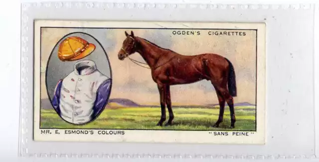 (Jg3013) OGDENS,PROMINENT RACEHORSES OF 1933,SANS PEINE,1934,#41