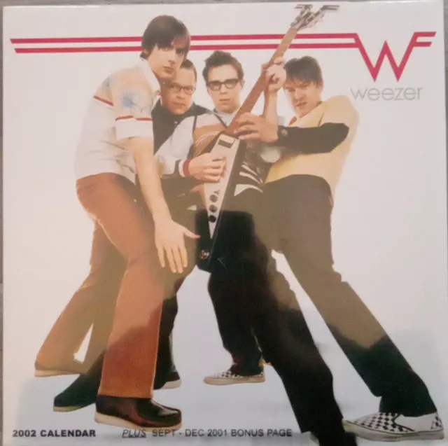 Weezer Band CALENDER 2002 Rare Photos NEW SEALED