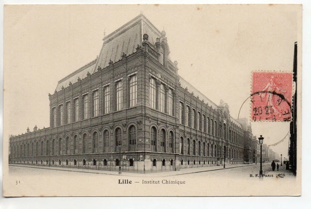 LILLE - Nord - CPA 59 - l' Institut Chimique