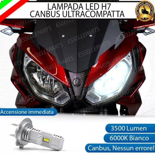 LAMPADA LED H7 6000K 3500 Lumen Canbus Yamaha Tracer 900 Abbagliante No  Error EUR 29,90 - PicClick IT
