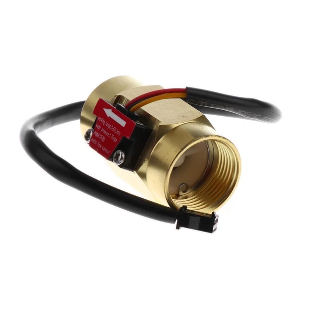 30cm G3/4'' Hall Effect Liquid Water Flow Switch 50L/min V