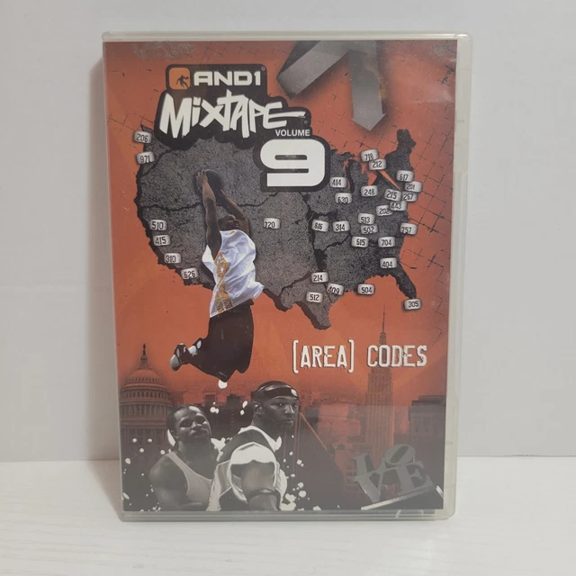 AND1 MIXTAPE VOLUME 9 Area Codes DVD SEALED NEW $20.61