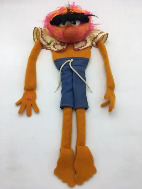 Vintage The Muppets "ANIMAL" Drummer - Hand Puppet Fisher-Price 1978