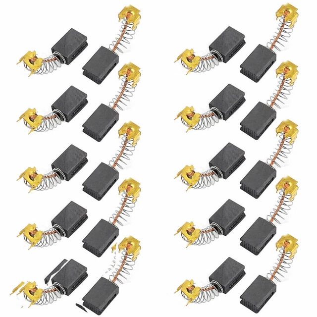20Pcs 17/32" x 11/32" x 15/64" Motor Carbon Brushes for Makita Series CB-419