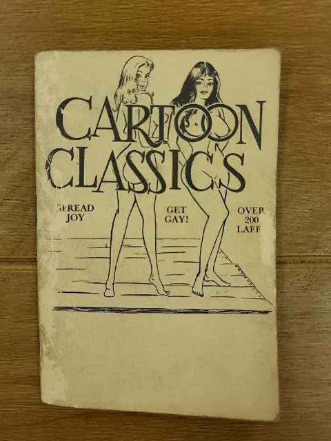 VINTAGE CARTOON CLASSICS Adult Risque Cartoon Joke Book $23.85 - PicClick