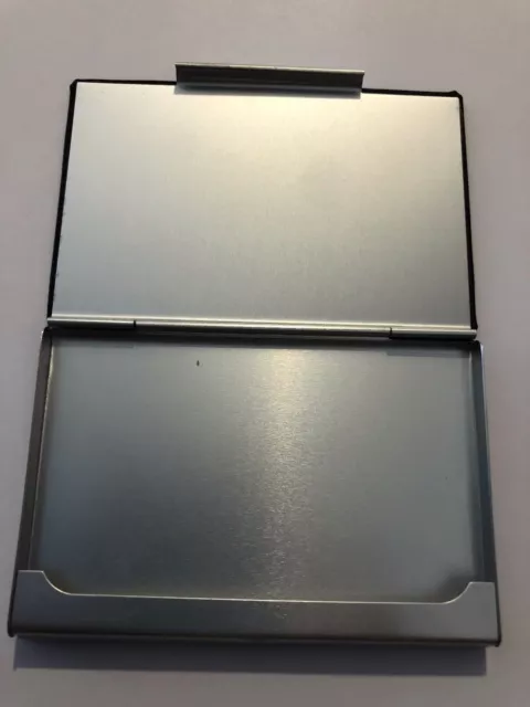 Handy Storage Aluminium Alloy Name Card Business Card Holder Metal Box - #A7 2