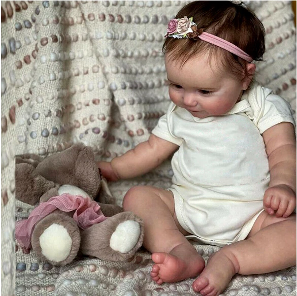 20inch Reborn Baby Dolls Full Vinyl Real Body Doll Newborn Handmade Kids Gift