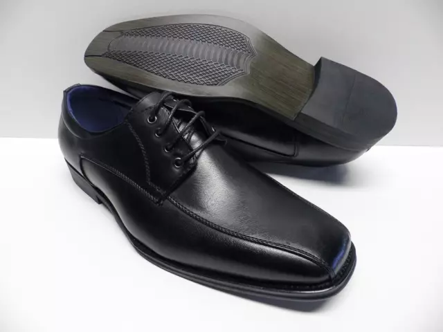 Chaussures ville noir pour HOMME taille 40 costume mariage soirée NEUF #TS-A17
