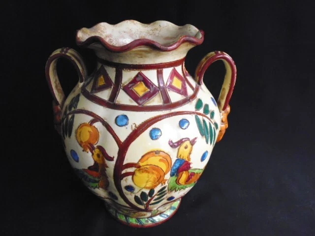 Vase en céramique italienne. Milieu XXéme.