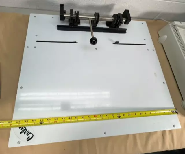 Carlson Punch Plate press letterpress binding tool clean