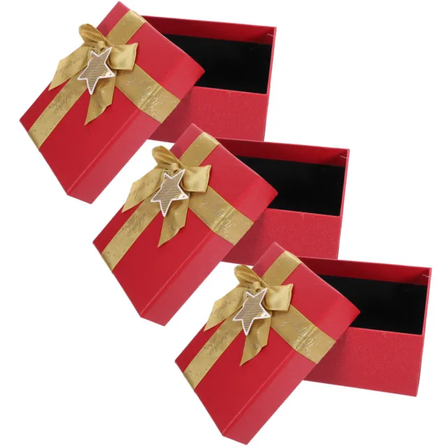 3 pz scatole caramelle festa di Natale scatola regalo confezione piccola scatola regalo vacanze