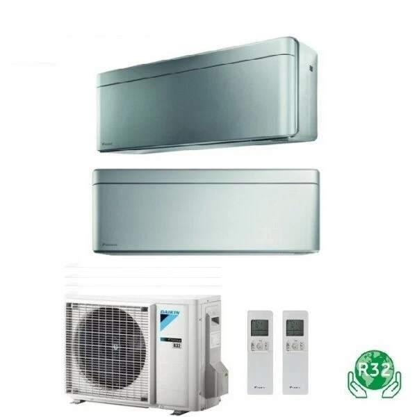 Climatiseur Daikin STYLISH Total Argent Dualsplit 7000+9000+2MXM40M / N R32