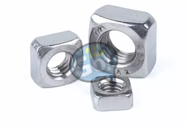 Stainless Steel Square Nut Fastener Nut Screw Nut Metric Thread 304 M3-M10