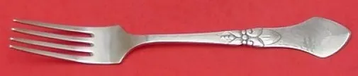 Unknown Hand Hammered by Cohr Sterling Silver Dinner Fork 8"