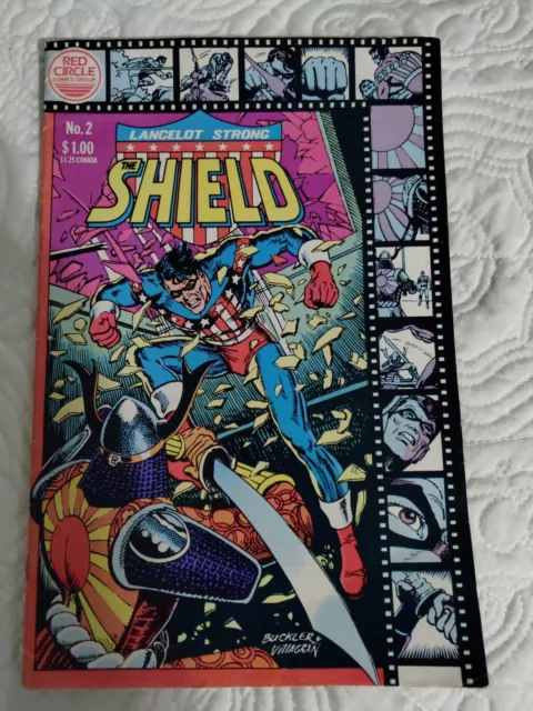 Lancelot Strong The Shield No. #2 Comic Book 1983 Red Circle comics