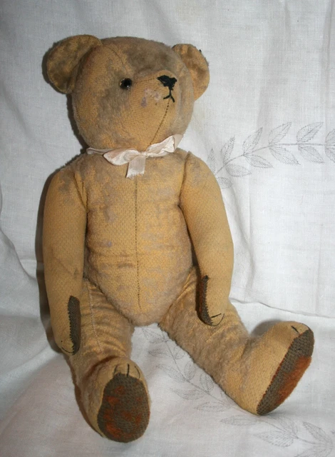 Ours ancien mohair  yeux en verre 43 cm