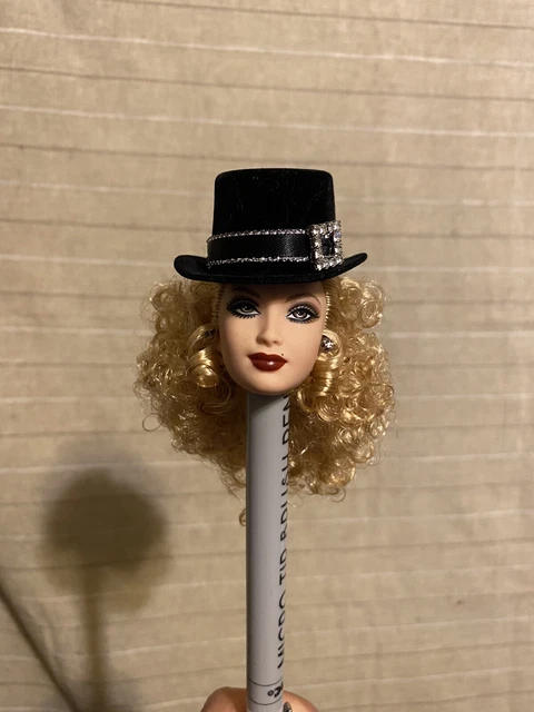 Barbie Mistress of Ceremonies Jazz Baby Doll Head & Hat