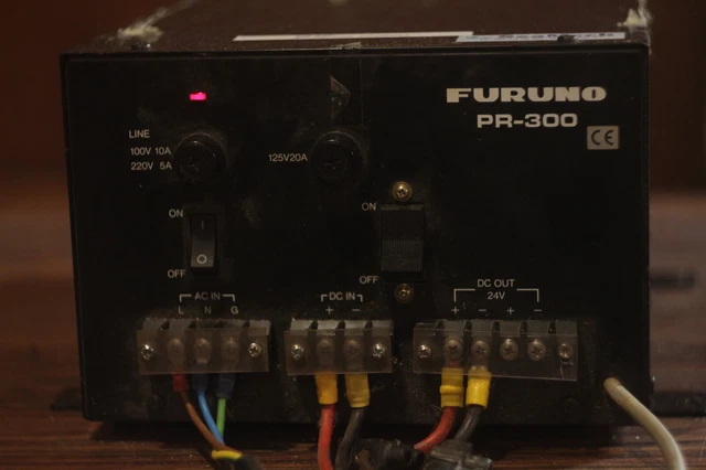 Furuno Electric PR-300 power supply 230V to 24V with battery input