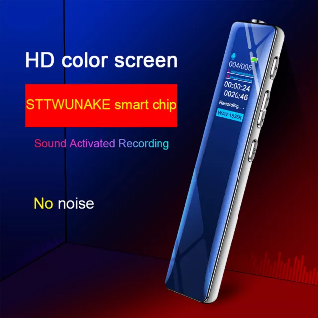 Professional color screen Voice Activated Recorder Digital Recording Device 3