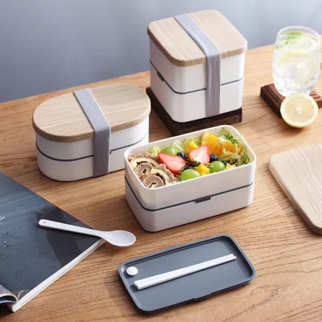 Boîte bento réutilisable avec design antifuite pour pique-niques scolaires et