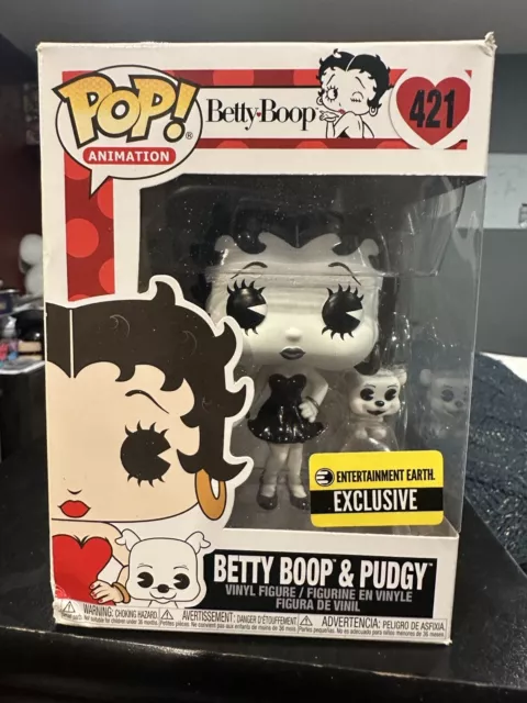 Funko POP! Animation Betty Boop & Pudgy Black & White #421 EE Exclusive D04