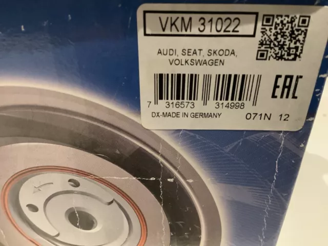 Audi Seat Skoda Volkswagen poulie galet tendeur SKF 2