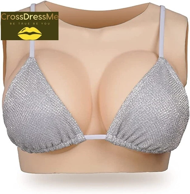 H Cup Full Silicone Bodysuit Breast Forms Suit Drag-Queen Transgender CD Boobs