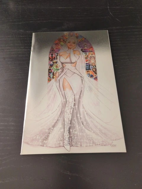Invincible Iron Man #10 Virgin Foil Nathan Szerdy Exclusive Emma Frost X-Men 1