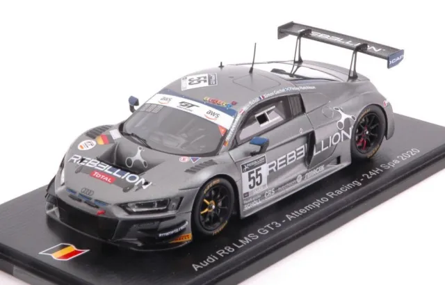 Miniature voiture auto 1 : 43 spark Model Audi R8 GT3 24H Spa 2020 Modélisme