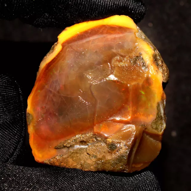 196 CTS Big Opal Fire rough Natural Ethiopian opal rough opal Raw 40x37x26mm 3