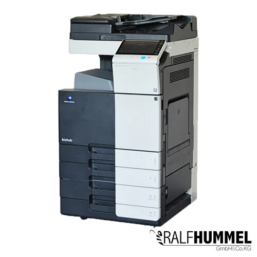 Konica Minolta bizhub 554e Kopierer  Drucker Scanner Fax inkl. s/w Toner 4.PF